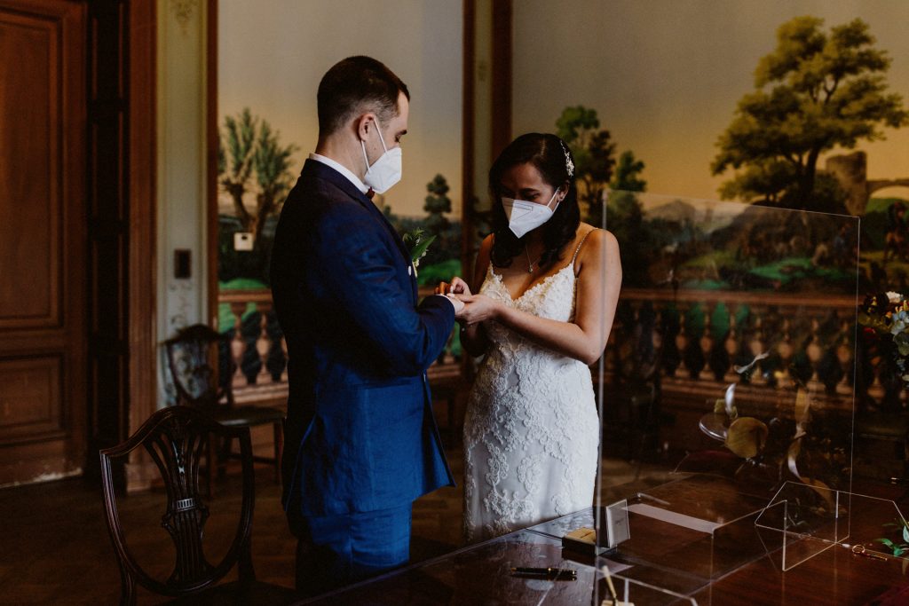 Ringtausch Hochzeitsfotograf Hanau Philippsruh